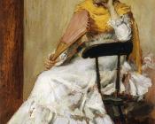 威廉梅里特查斯 - A Spanish Girl aka Portrait of Mrs Chase in Spanish Dress